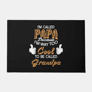 Ik heet Papa omdat ik veel te cool ben Deurmat