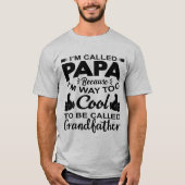 Ik heet Papa T-shirt (Voorkant)