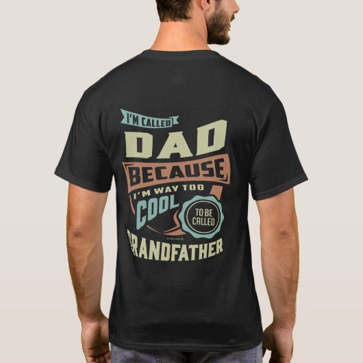 Ik heet papa t-shirt (Achterkant)