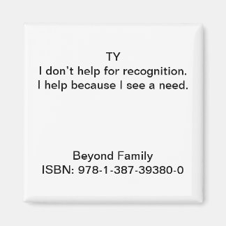 Ik help omdat ik een behoefte zie. magneet