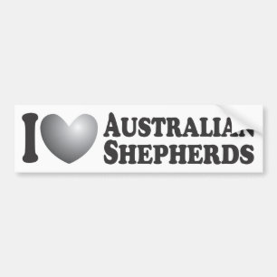 Ik herder Australische herders - Bumpersticker