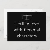 Ik Herfst in Liefde met Fictional Characters Briefkaart (Voorkant / Achterkant)