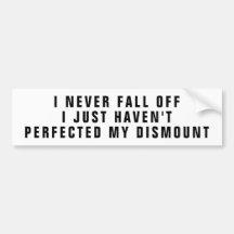 Ik Herfst nooit van de Bumpersticker van de Aanhan