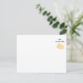 Ik Herfst verliefd op je. Briefkaart (Staand voorkant)