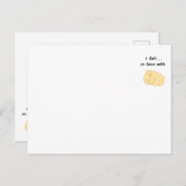 Ik Herfst verliefd op je. Briefkaart (Voorkant / Achterkant)