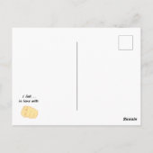 Ik Herfst verliefd op je. Briefkaart (Achterkant)