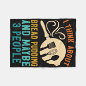 Ik Herfst voor favoriete broodpudding en misschien Fleece Deken (Voorkant (Horizontaal))