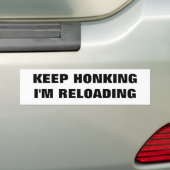 Ik herhaal altijd dat ik de klassieke muziek herla bumpersticker (Op auto)