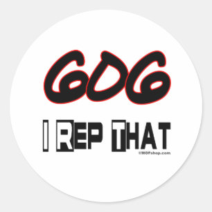 Ik herhaal die 606-gebiedscode ronde sticker