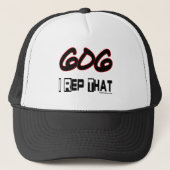 Ik herhaal die 606-gebiedscode trucker pet (Voorkant)