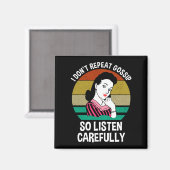 Ik herhaal Gossip niet zo goed luisteren Magneet (Voorkant / Achterkant)