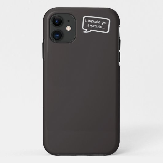 ik herhaal je een vraag mini gray Case-Mate iPhone case (Achterkant)