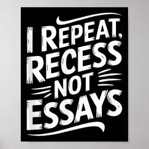 Ik Herhaal Pauze Niet Essays Poster
