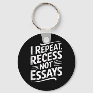 Ik Herhaal Pauze Niet Essays Sleutelhanger