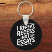 Ik Herhaal Pauze Niet Essays Sleutelhanger (Voorkant)