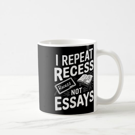 Ik Herhaal Pauze Pauze Niet Essays Koffiemok (Rechts)