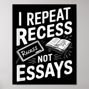 Ik Herhaal Pauze Pauze Niet Essays Poster