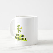Ik herhaal Pickleball-Shirten en cadeautjes Koffiemok (Voorkant links)