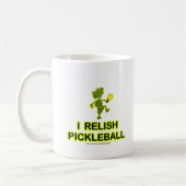 Ik herhaal Pickleball-Shirten en cadeautjes Koffiemok (Links)