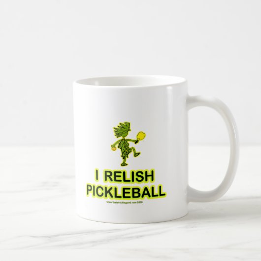 Ik herhaal Pickleball-Shirten en cadeautjes Koffiemok (Rechts)