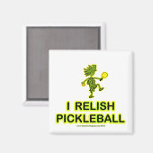 Ik herhaal Pickleball-Shirten en cadeautjes Magneet (Voorkant / Achterkant)
