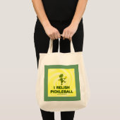Ik herhaal Pickleball-Shirten en cadeautjes Tote Bag (Voorkant (product))
