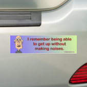 Ik herinner… bumpersticker (Op auto)