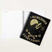 Ik herinner me alles van Gothic Wolf Planner (Display)