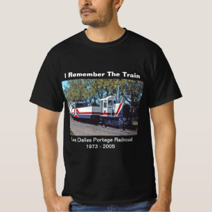 Ik herinner me de trein Les Dalles Portage Railroa T-shirt