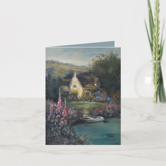 "Ik herinner me" Engels Cottage Kaart (Voorkant)