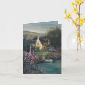 "Ik herinner me" Engels Cottage Kaart (Gele Bloem)