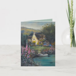 "Ik herinner me" Engels Cottage Kaart