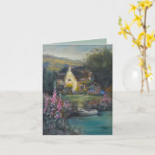 "Ik herinner me" Engels Cottage Kaart (Gele Bloem)