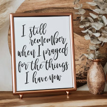 Ik herinner me nog steeds toen ik voor de dingen b