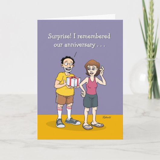 Ik herinner me onze Jubileum Kaart (Voorkant)