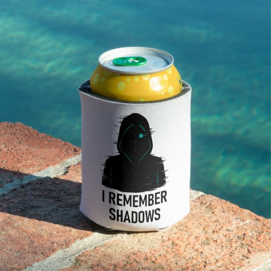 Ik herinner me Shadows - Glitched Hooded Figure De Blikjeskoeler (Insitu Zwembad)