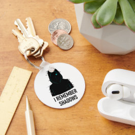 Ik herinner me Shadows - Glitched Hooded Figure De Sleutelhanger