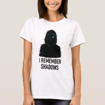 Ik herinner me Shadows - Glitched Hooded Figure De