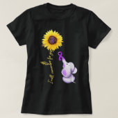 Ik herinner me voor jou Alzheimer Awareness Elepha T-shirt (Design voorkant)