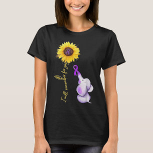 Ik herinner me voor jou Alzheimer Awareness Elepha T-shirt