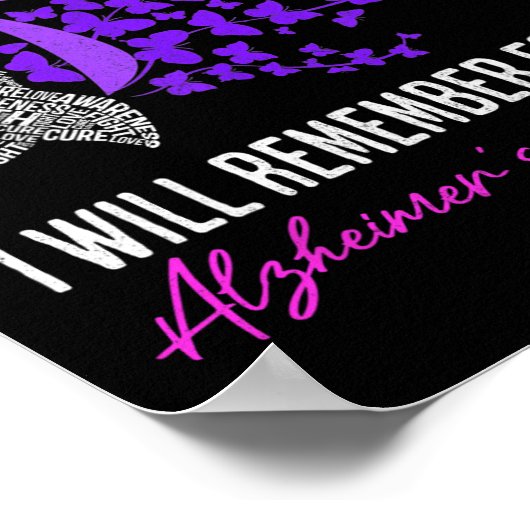 Ik herinner me voor u de Paarse vlinder Heimer's A Poster (Hoek)