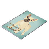 Ik heruitgevonden mijn coole franse Bulldog notebo Notitieboek (Linkerzijde)
