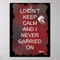 Ik hield geen Calm Propaganda Parody Humor