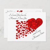 Ik hield van je op het moment dat ik je zag... briefkaart (Voorkant / Achterkant)