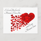 Ik hield van je op het moment dat ik je zag... briefkaart (Voorkant)