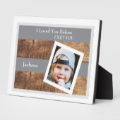 Ik hield van je voor ik je ontmoette Foto Gray Fotoplaat (Zijkant)