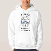 Ik hield van katten hoodie (Voorkant)