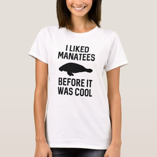 Ik hield van Manatees T-shirt (Voorkant)