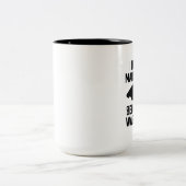 Ik hield van Manatees Tweekleurige Koffiemok (Center)