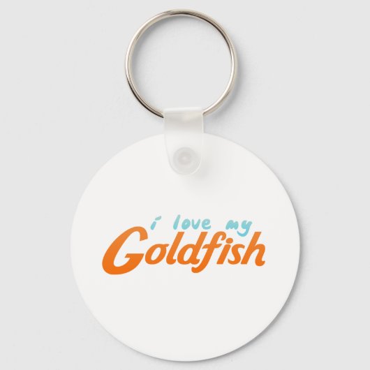 Ik hield van mijn goudvis sleutelhanger (Voorkant)